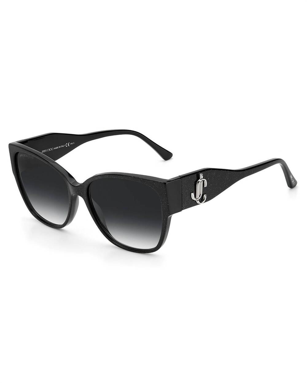 NEW JIMMY CHOO women's shay sunglasses in black